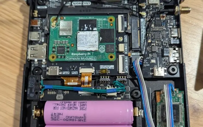 Preview image from ClockworkPi forum for “Paperclip-operated power-cut switch (NC microswitch)”