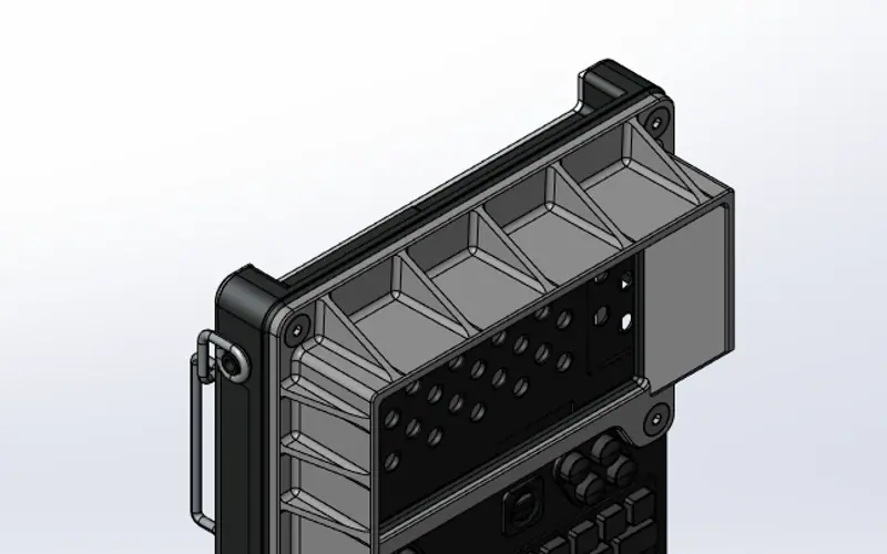 Preview image from ClockworkPi forum for “Display shroud and privacy shield (SeventhDurandal)”